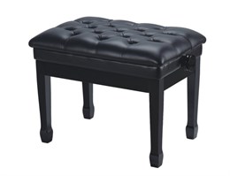 Rin HY-PJ006-GLOSS-BLACK Банкетка, черная, искусственная кожа HY-PJ006-GLOSS-BLACK