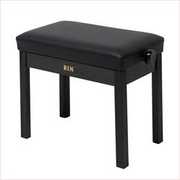 Rin LB-11BKM Банкетка, черная матовая, искусственная кожа LB-11BKM