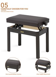 Rin LB-11RWM Банкетка, коричневая, искусственная кожа LB-11RWM