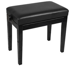 Rin HY-DX14-GLOSS-BLACK Банкетка, черный/черный, искусственная кожа HY-DX14-GLOSS-BLACK