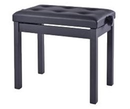 Rin HY-TM21-SATIN-BLACK Банкетка, матовый черный, искусственная кожа HY-TM21-SATIN-BLACK