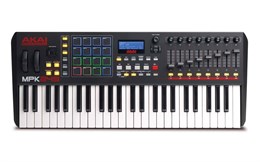 AKAI 49 16 8 8 In/Out MIDI клавиатура клавиш, ЖК-дисплей, пэдов, энкодеров, фейдеров, MPK249