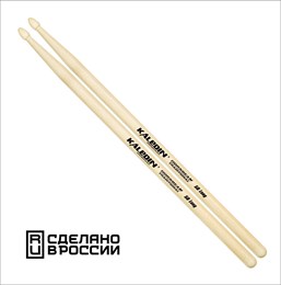 Kaledin Drumsticks 7KLHB5BL 5B Long Барабанные палочки, граб, деревянный наконечник 7KLHB5BL