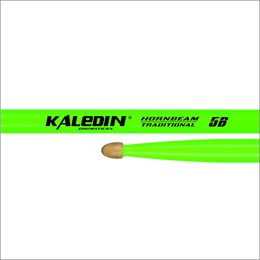 Kaledin Drumsticks 7KLHBGN5B 5B Барабанные палочки, граб, флуоресцентные ярко-зеленые 7KLHBGN5B