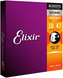 ELIXIR 11002 - Струны для акустической гитары 11002