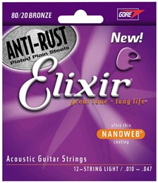 ELIXIR 18152 - Струны для акустической 12-струнной гитары 18152