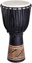 YUKA DJWN010-20BK3 - Джембе с веревочной настройкой DJWN010-20BK3