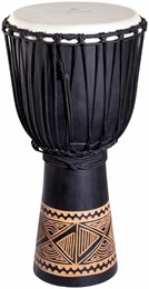 YUKA DJWN012-24BK3 - Джембе с веревочной настройкой DJWN012-24BK3