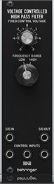BEHRINGER 904B VOLTAGE CONTROLLED HIGH PASS FILTER Модуль синтезатора 904B VOLTAGE CONTROLLED HIGH PASS FILTER