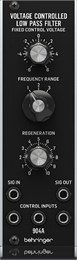 BEHRINGER 904A VOLTAGE CONTROLLED LOW PASS FILTER Модуль синтезатора 904A VOLTAGE CONTROLLED LOW PASS FILTER