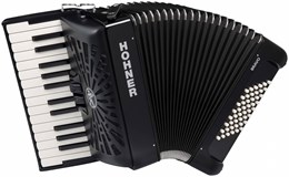 HOHNER Bravo II 48 black - Аккордеон 1/2 A16522