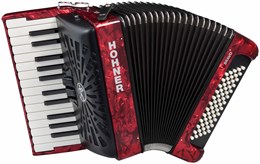 HOHNER Bravo II 60 red - Аккордеон 1/2 A16972