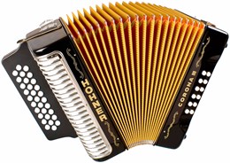 HOHNER Corona III BbEbAb black-Columbia lacquered - Аккордеон диатонический A57731