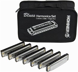 HOHNER Blues Band CDEFGABb - Губные гармошки (набор) диатоническая M91105