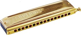 HOHNER Super 64C 7583/64 C gold - Губная гармоника хроматическая M758364