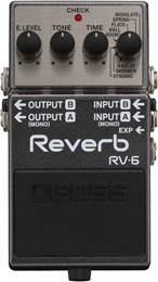 BOSS RV-6 - Педаль эффектов Reverb RV-6