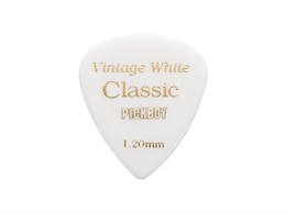 Pickboy GP-03/120 Celluloid Vintage Classic White Медиатор 1 шт, толщина 1.20мм GP-03/120-1
