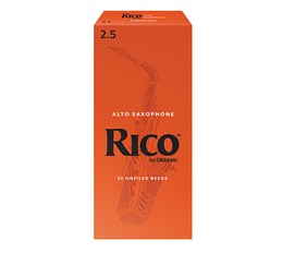 RJA2525 Rico Трости для саксофона альт, размер 2.5, 25шт, Rico RJA2525