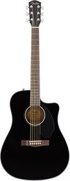 Fender CD-60SCE Black - Электроакустическая гитара CD-60SCE Black
