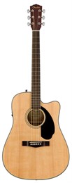 Fender CD-60SCE Natural - Электроакустическая гитара CD-60SCE Natural