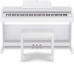 Casio AP-270WE Celviano Цифровое пианино с банкеткой, белое AP-270WE-1