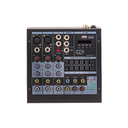 ZTX Audio Compact 2.1 микшерный пульт 2mono, 1stereo каналы с MP3 Compact 2.1