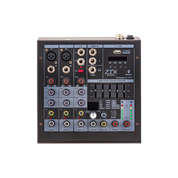ZTX Audio Compact 2.1Fx микшерный пульт 2mono, 1stereo каналы с MP3/DSP/BT Compact 2.1Fx