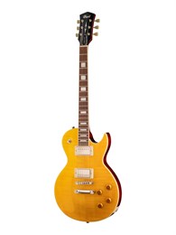 Cort CR250-WBAG-ATA Classic Rock Электрогитара, цвет янтарь, с чехлом CR250-WBAG-ATA