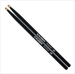 Kaledin Drumsticks 7KLHBBK5B Black 5B Барабанные палочки, граб, флуоресцентные 7KLHBBK5B