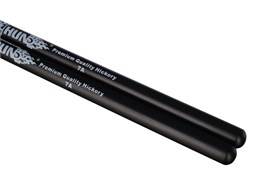 HUN 1010100201030 Colored Series 7A Барабанные палочки, орех гикори, черные 1010100201030