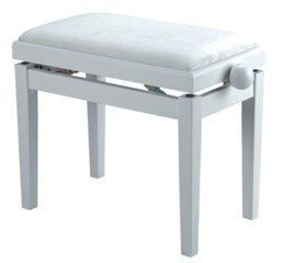 Rin HY-PJ018A-GLOSS-WHITE Банкетка, белый/белый, кожа. HY-PJ018A-GLOSS-WHITE