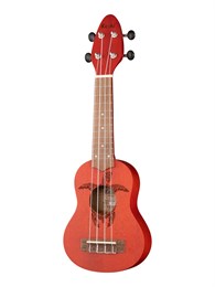 Ortega K1-RD Keiki Укулеле сопранино, красный K1-RD
