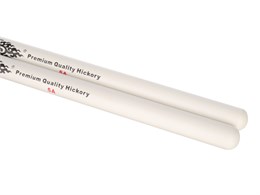 HUN 1010100201035 Colored Series 5A WHITE Барабанные палочки, орех гикори, белые 1010100201035