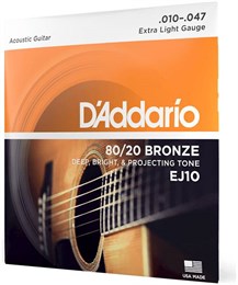 D'addario EJ10 - Струны для акустической гитары EJ10