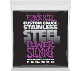 Ernie Ball 2245 Stainless Steel Slinky Power 11-48 - Струны для электрогитары P02245