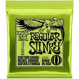 Ernie Ball 2221 Nickel Wound Slinky Regular 10-46 - Струны для электрогитары P02221