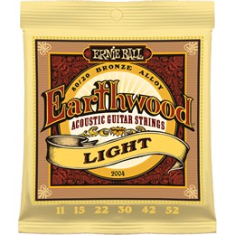 Ernie Ball 2004 Earthwood 80/20 Bronze Light 11-52 - Струны для акустической гитары P02004