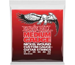 Ernie Ball 2204 Nickel Wound Medium 13-56 - Струны для электрогитары P02204