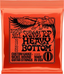 Ernie Ball 2215 Nickel Wound Slinky Skinny Top Heavy Bottom 10-52 - Струны для электрогитары P02215