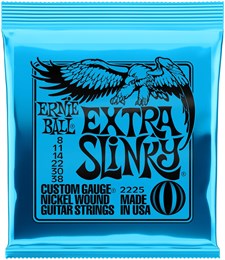 Ernie Ball 2225 Nickel Wound Slinky Extra 8-38 - Струны для электрогитары P02225