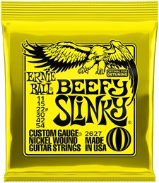 Ernie Ball 2627 Nickel Wound Slinky Beefy 11-54 - Струны для электрогитары P02627
