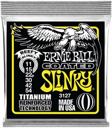 Ernie Ball 3127 RPS Coated Titanium Slinky Beefy 11-54 - Струны для электрогитары P03127