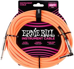 ERNIE BALL 6067, 7.62м - Инструментальный кабель P06067