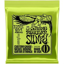 ERNIE BALL 2629 Nickel Wound Slinky Regular 10-74 - Струны для 8 струнной электрогитары P02629