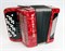 Weltmeister Romance603-III-72/60-RD Romance 603 Аккордеон кнопочный 60/72/III/5, красный Romance603-III-72/60-RD