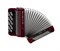 Weltmeister Romance874-IV-120/87-RD Romance 874 Аккордеон кнопочный 87/120/IV/11/5, красный Romance874-IV-120/87-RD