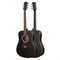 Milena-Music ML-DT-BK Акустическая гитара, черная ML-DT-BK