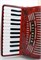 A1620 (1303) Hohnica 12 Аккордеон, красный, Hohner A1620