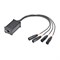 Soundking CXA031 DMX кабель, 4хXLR(3p)male - RJ-45 CXA031