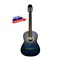 Кунгурская Акустика K-Blue Гитара классическая, синяя K-Blue